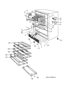 02 - Cabinet Parts parts for Ge Wine Cooler ZDW24YA from AppliancePartsPros.com