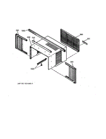 02 - Exterior Parts parts for Ge Air Conditioner AVP12AAW1 from AppliancePartsPros.com