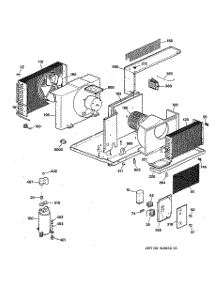 02 - Chassis & Refrigerant Assembly parts for Ge Air Conditioner AVP18DAV3 from AppliancePartsPros.com