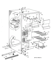 02 - Freezer Section parts for Ge Refrigerator CSX20BIYDAD from AppliancePartsPros.com