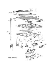 05 - Compartment Separator Parts parts for Ge Refrigerator CTK24GAXGRAA from AppliancePartsPros.com