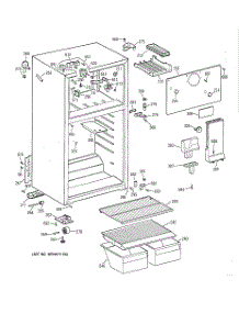 02 - Cabinet parts for Ge Refrigerator CTX16CYZDLAD from AppliancePartsPros.com