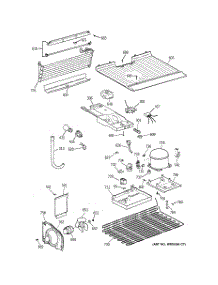03 - Unit Parts parts for Ge Refrigerator CTT18EAZDRAD from AppliancePartsPros.com