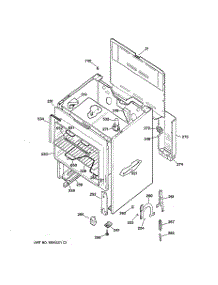 02 - Body Parts parts for Ge Range RB526WW2 from AppliancePartsPros.com
