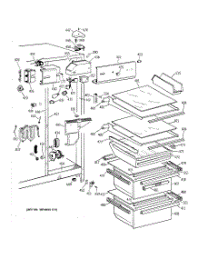 04 - Fresh Food Section parts for Ge Refrigerator CSX27DRXFWW from AppliancePartsPros.com