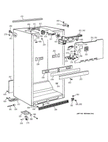 03 - Cabinet Parts parts for Ge Refrigerator CTG18GAYARWW from AppliancePartsPros.com