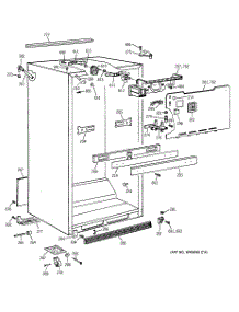 03 - Cabinet Parts parts for Ge Refrigerator CTG21GAYBRWW from AppliancePartsPros.com