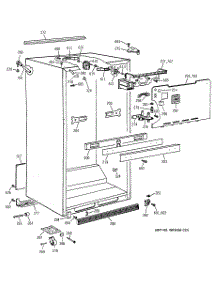 03 - Cabinet Parts parts for Ge Refrigerator CTG24GAYARWW from AppliancePartsPros.com