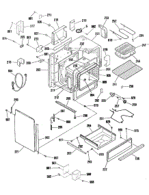 02 - Range parts for Ge Range JCSS16P1 from AppliancePartsPros.com