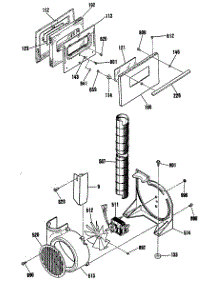 03 - Range parts for Ge Range JCSS16P1 from AppliancePartsPros.com