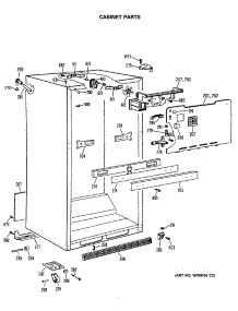 03 - Cabinet Parts parts for Ge Refrigerator TBX25JASJRAD from AppliancePartsPros.com