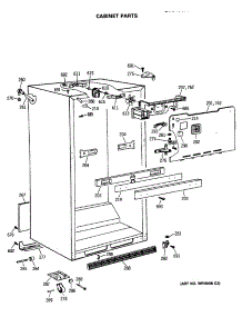 03 - Cabinet Parts parts for Ge Refrigerator TBE21DASNRWH from AppliancePartsPros.com