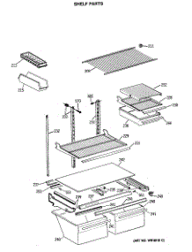 04 - Shelf Parts parts for Ge Refrigerator TBE21DASNRWH from AppliancePartsPros.com