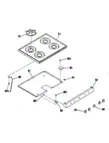 02 - Section2 parts for Ge Range JGBP19GEV1WH from AppliancePartsPros.com