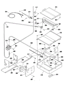 03 - Section3 parts for Ge Range JGBP19GEV1WH from AppliancePartsPros.com