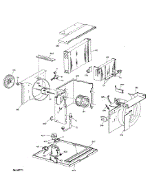 03 - Section3 parts for Ge Air Conditioner KCD08AAC1 from AppliancePartsPros.com