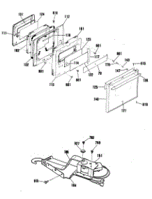 03 - Section3 parts for Ge Oven RJ734GP2BG from AppliancePartsPros.com