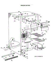 02 - Freezer Section parts for Ge Refrigerator CSX19LASAWH from AppliancePartsPros.com