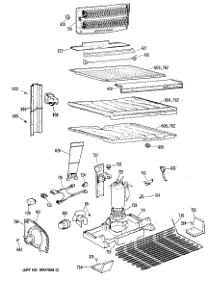 03 - Section3 parts for Ge Refrigerator CTX18LRBRWH from AppliancePartsPros.com