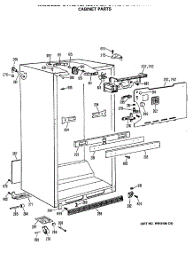03 - Cabinet Parts parts for Ge Refrigerator CTX24GASJRAD from AppliancePartsPros.com