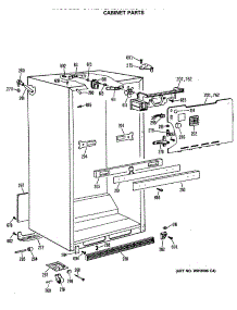 03 - Cabinet Parts parts for Ge Refrigerator CTH21GASNRAD from AppliancePartsPros.com