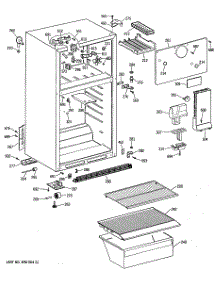 02 - Section2 parts for Ge Refrigerator CTE16CYSFRWH from AppliancePartsPros.com