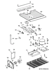 03 - Section3 parts for Ge Refrigerator CTE16CYSFRWH from AppliancePartsPros.com