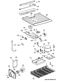 03 - Section3 parts for Ge Refrigerator CTE16CYSDRWH from AppliancePartsPros.com