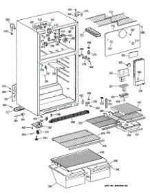 02 - Section2 parts for Ge Refrigerator CTE16EYSDRWH from AppliancePartsPros.com