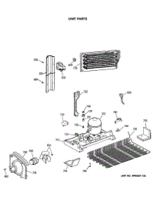 06 - Unit Parts parts for Ge Refrigerator CTE18GASSRWH from AppliancePartsPros.com