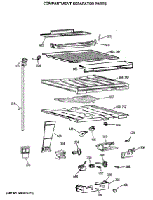 05 - Compartment Separator Parts parts for Ge Refrigerator CTE21GASTRWH from AppliancePartsPros.com