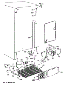 04 - Section4 parts for Ge Refrigerator CSX20KWTAWH from AppliancePartsPros.com