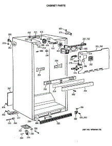03 - Cabinet Parts parts for Ge Refrigerator CTH18EASMRAD from AppliancePartsPros.com