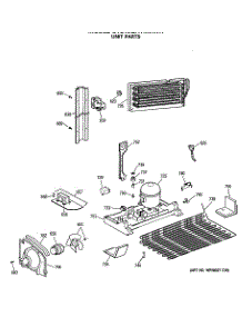 06 - Unit Parts parts for Ge Refrigerator CTE18GATMRWH from AppliancePartsPros.com