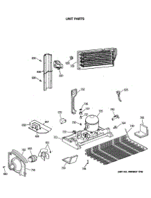 06 - Unit Parts parts for Ge Refrigerator CTE21GATMRWH from AppliancePartsPros.com