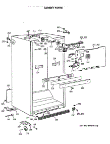 03 - Cabinet Parts parts for Ge Refrigerator CTX18EASQRAD from AppliancePartsPros.com