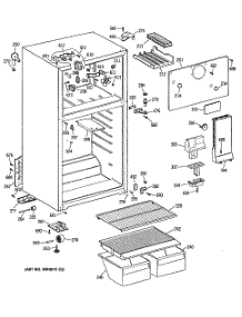 02 - Section2 parts for Ge Refrigerator CTE14CYTBRWH from AppliancePartsPros.com