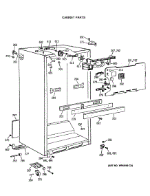 03 - Cabinet Parts parts for Ge Refrigerator CTX18LASJLAD from AppliancePartsPros.com