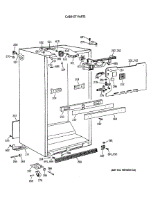 03 - Cabinet Parts parts for Ge Refrigerator CTH21GATERAD from AppliancePartsPros.com