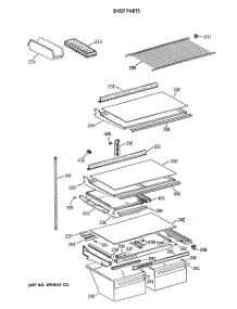 04 - Shelf Parts parts for Ge Refrigerator CTH21GATERAD from AppliancePartsPros.com