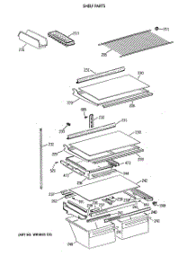 04 - Shelf Parts parts for Ge Refrigerator CTH21GATNRAD from AppliancePartsPros.com