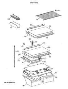 04 - Shelf Parts parts for Ge Refrigerator CTT18GATERAD from AppliancePartsPros.com