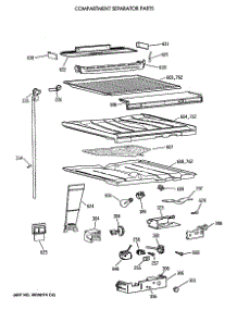 05 - Compartment Separator Parts parts for Ge Refrigerator CTT18GATERAD from AppliancePartsPros.com
