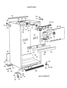 03 - Cabinet Parts parts for Ge Refrigerator CTG18GAXDRWW from AppliancePartsPros.com