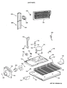 06 - Unit Parts parts for Ge Refrigerator CTG18GAXDRWW from AppliancePartsPros.com