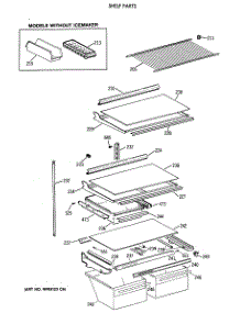 04 - Shelf Parts parts for Ge Refrigerator CTT21GAXBRAA from AppliancePartsPros.com