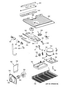 03 - Section3 parts for Ge Refrigerator CTG14EAXHRWH from AppliancePartsPros.com