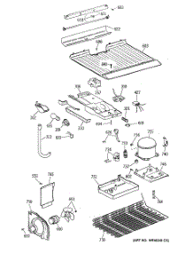 03 - Section3 parts for Ge Refrigerator CTG16EAXHRWH from AppliancePartsPros.com