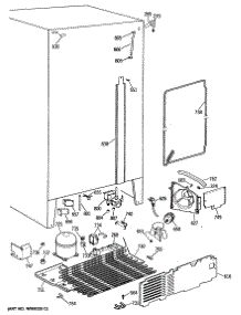 04 - Section4 parts for Ge Refrigerator MSG22GRSAWH from AppliancePartsPros.com