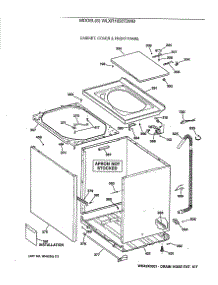 02 - Cabinet, Cover & Front Panel parts for Ge Washer WLXR1020T2WB from AppliancePartsPros.com